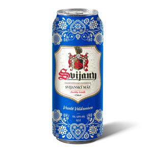 Svijany-Svijanský Máz 11 %, svetlý ležiak, nepasterizované, 4,8%alc., 0.5l plech